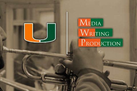 Logo for University of Miami Media Writing Production